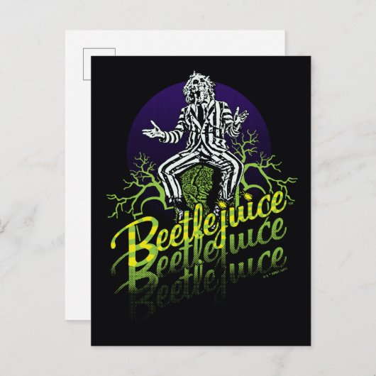 Beetlesap | Zitten op een grafsteen Briefkaart (Voorkant / Achterkant)