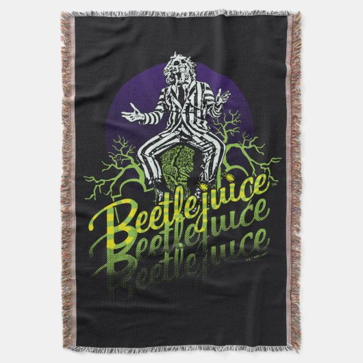 Beetlesap | Zitten op een grafsteen Deken (Voorkant Verticaal)