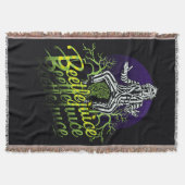 Beetlesap | Zitten op een grafsteen Deken (Voorkant)