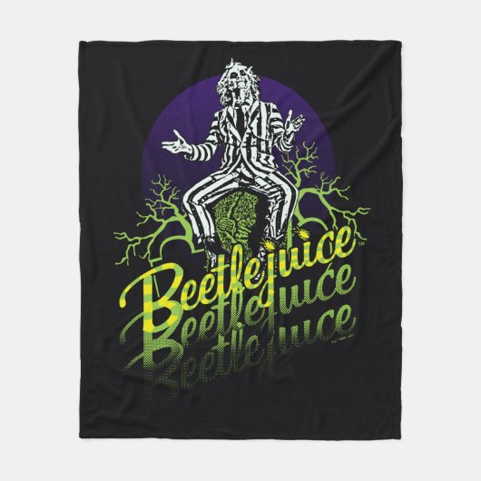 Beetlesap | Zitten op een grafsteen Fleece Deken (Voorkant)