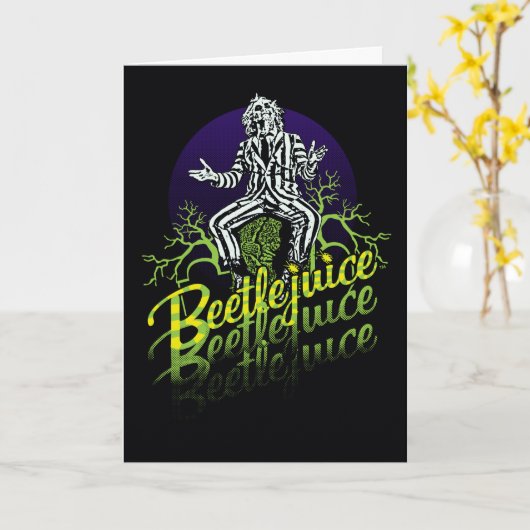 Beetlesap | Zitten op een grafsteen Kaart (Gele Bloem)