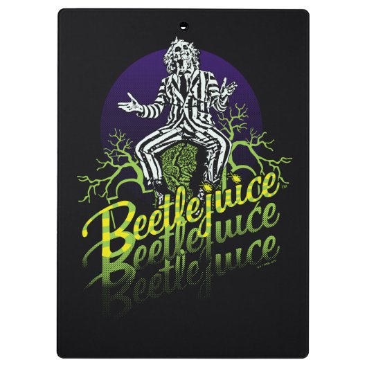 Beetlesap | Zitten op een grafsteen Klembord (Achterkant)