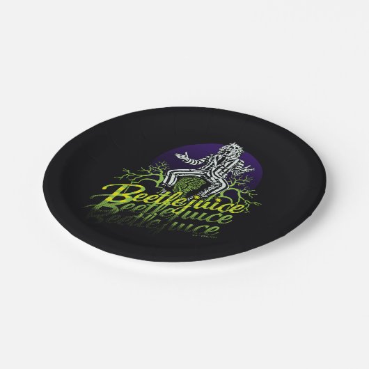 Beetlesap | Zitten op een grafsteen Papieren Bordje (Gekanteld)