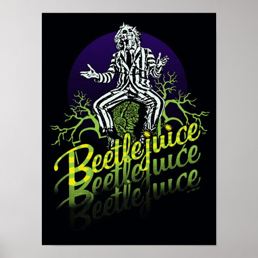 Beetlesap | Zitten op een grafsteen Poster (Voorkant)