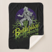 Beetlesap | Zitten op een grafsteen Sherpa Deken (Voorkant)