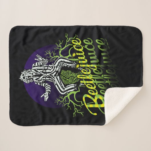 Beetlesap | Zitten op een grafsteen Sherpa Deken (Voorkant (horizontaal))