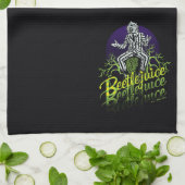 Beetlesap | Zitten op een grafsteen Theedoek (Gevouwen)