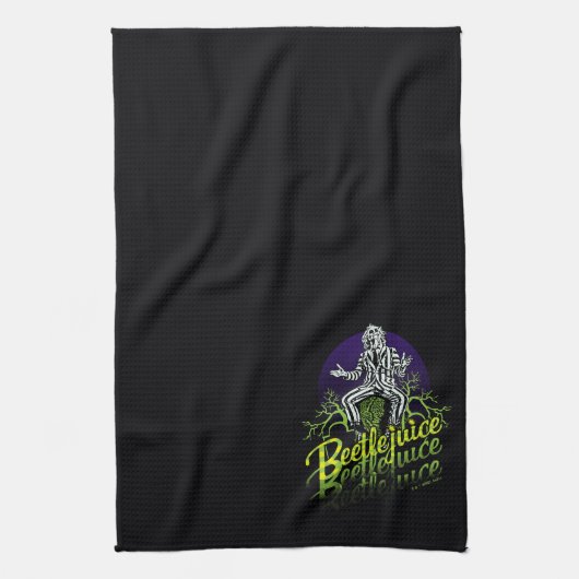 Beetlesap | Zitten op een grafsteen Theedoek (Verticaal)