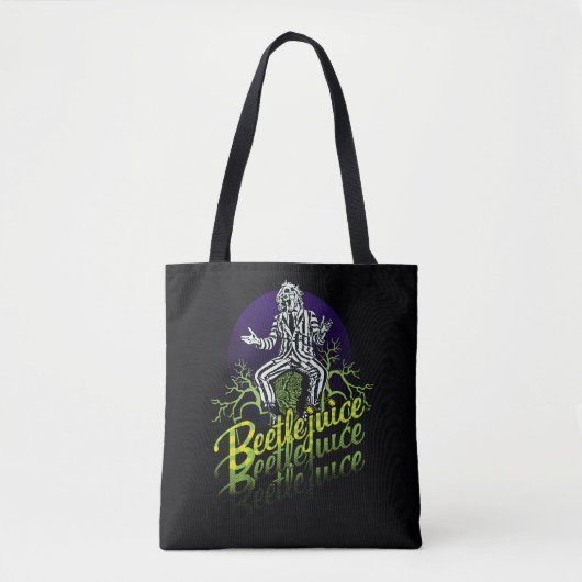 Beetlesap | Zitten op een grafsteen Tote Bag (Voorkant)