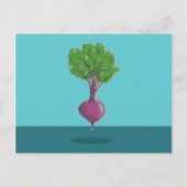 Beetroot beet plant briefkaart (Voorkant)