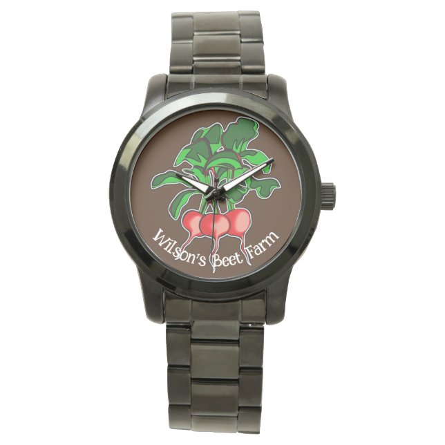 Beets Boer Boerderij Naam Tuinman Horloge (Voorkant)