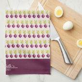 Beets in Love Waterverf illustration Kitchen Chef Theedoek (Quarter Fold)