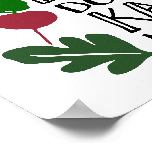 Beets Kale My Vibe niet | Art Print (Hoek)