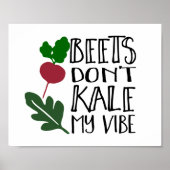 Beets Kale My Vibe niet | Art Print (Voorkant)