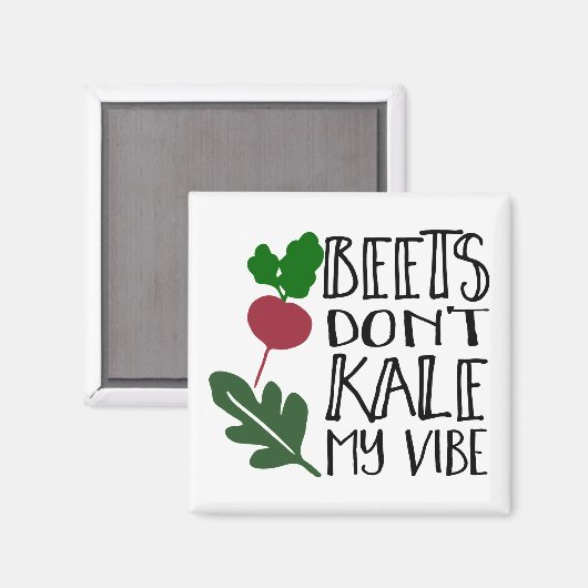 Beets Kale My Vibe niet Magneet (Voorkant / Achterkant)
