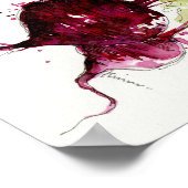 Beetwortelkeukenwandkunst Poster (Hoek)