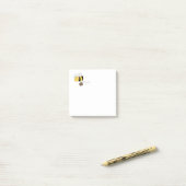 Beezheid bij bijen, gespannen keel voor het houden post-it® notes (Op bureau)