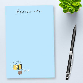 Beezheid bij bijen, gespannen keel voor het houden post-it® notes