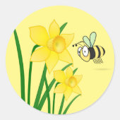 Beezy the Bee Daffodils Stickers (Voorkant)