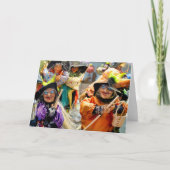 Befana Feestdagen Kaart (Voorkant)