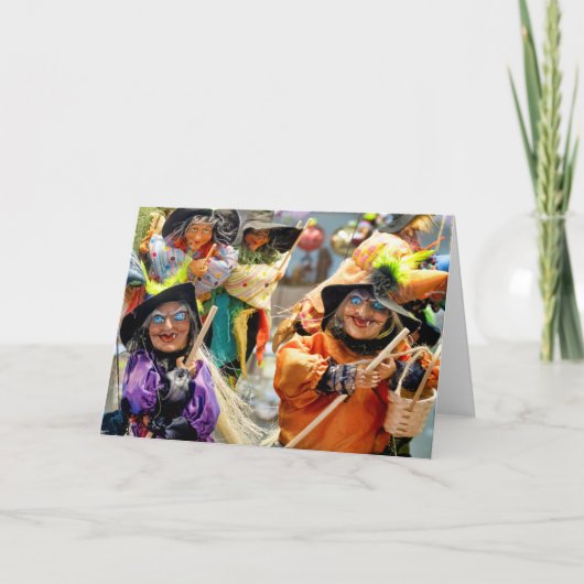 Befana Feestdagen Kaart (Voorkant)