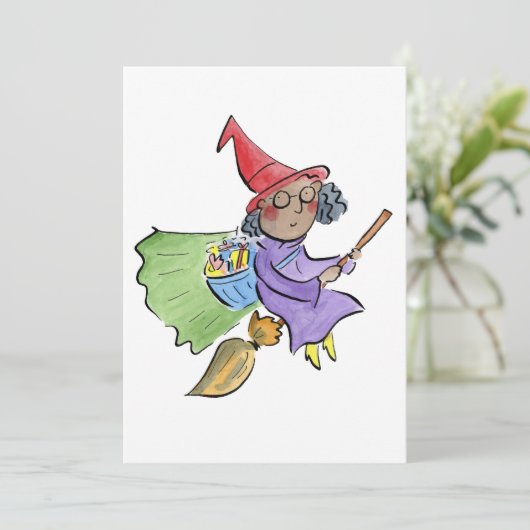 befana kaart (Staand voorkant)