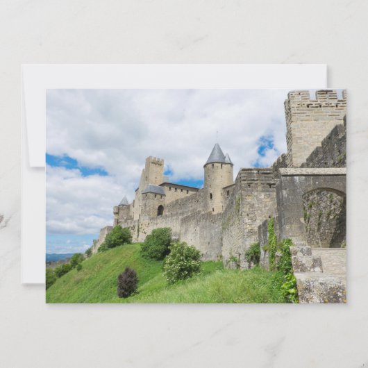 Befestigde stad Carcassonne Bedankkaart (Voorkant)