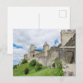 Befestigde stad Carcassonne Briefkaart (Voorkant / Achterkant)