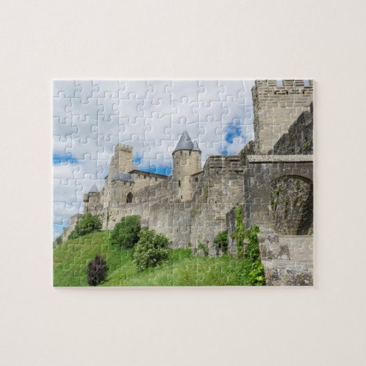 Befestigde stad Carcassonne Legpuzzel (Horizontaal)