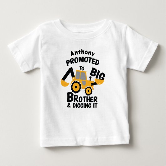 Befford tot grote broer Baby fijne jersey T-shirt (Voorkant)