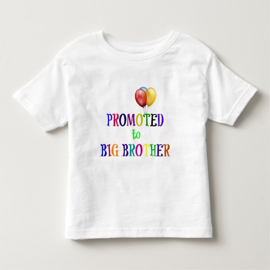 Beforderd tot grote broer kinder shirts (Voorkant)