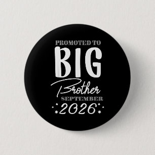 Beforderd tot grote broer september 2026 nieuwe gr ronde button 5,7 cm
