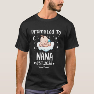 Beforderd tot oma EST. 2026 Moederdag Schattig Har T-shirt
