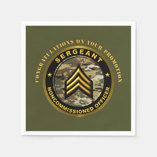 Beförderung tot Sergeant SGT Servet (Voorkant)