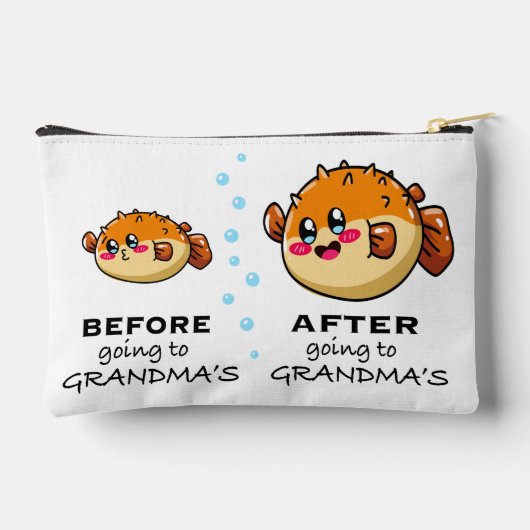 Before and After Going To Grandma Funny Nana Etui (Achterkant)