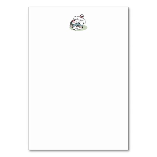 Before Bedtime with My Pup – Book and Dog Lover Kaart (Achterkant)