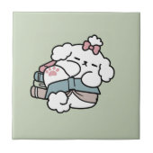 Before Bedtime with My Pup – Book and Dog Lover Tegeltje (Voorkant)