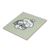 Before Bedtime with My Pup – Book and Dog Lover  Tegeltje (Zijkant)