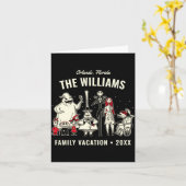 Before Christmas Family Vacation  Kaart (Gele Bloem)