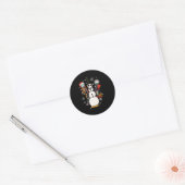 Before Christmas Nutcracker Trio  Ronde Sticker (Envelop)
