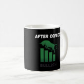 Before Coffee Bearish After Coffee Bullish Koffiemok (Voorkant rechts)