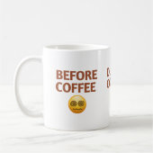 Before During After Coffee Mood Vector Art Koffiemok (Links)