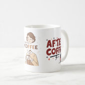 Before During After Coffee Mood Vector Art Koffiemok (Voorkant rechts)