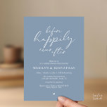 Before Happily Ever After, Romantic Rehearsal Kaart<br><div class="desc">Announce your happily ever after in style with our modern theme design (Before Happily ever after) wedding rehearsal dinner celebration invitation card. It is ideal for couples who have decided to celebrate the night before their big day. With its sophisticated yet playful design, this invitation is sure to set the...</div>