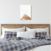 Before Roots – Quiet Beginnings of Care Canvas Afdruk (Insitu (Slaapkamer))