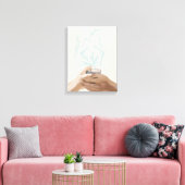 Before Roots – Quiet Beginnings of Care Canvas Afdruk (Insitu (Woonkamer))