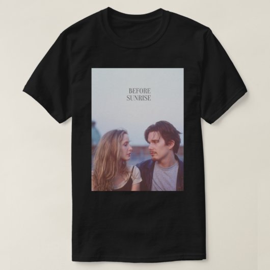 Before Sunrise Poster T-shirt (Design voorkant)