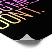 Before You Hug Me Don't Like Hugs Funny Not A Hugg Poster (Hoek)