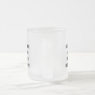 Before You Pray, Believe! Motivational Mug. Matglas Koffiemok