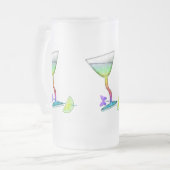 BEFROREN PUL - VLINDER MARTINI MATGLAS BIERPUL (Voorkant links)